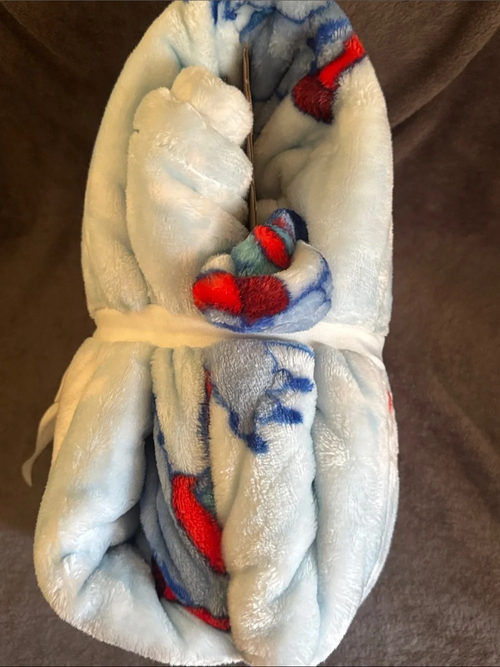 Disney Limited Edition Stitch Silk Touch Throw Blanket - Light Blu
